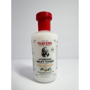 Thayers Hydrating Milky Toner Snow Mushroom Hyaluronic Acid Full SIze  8.5oz